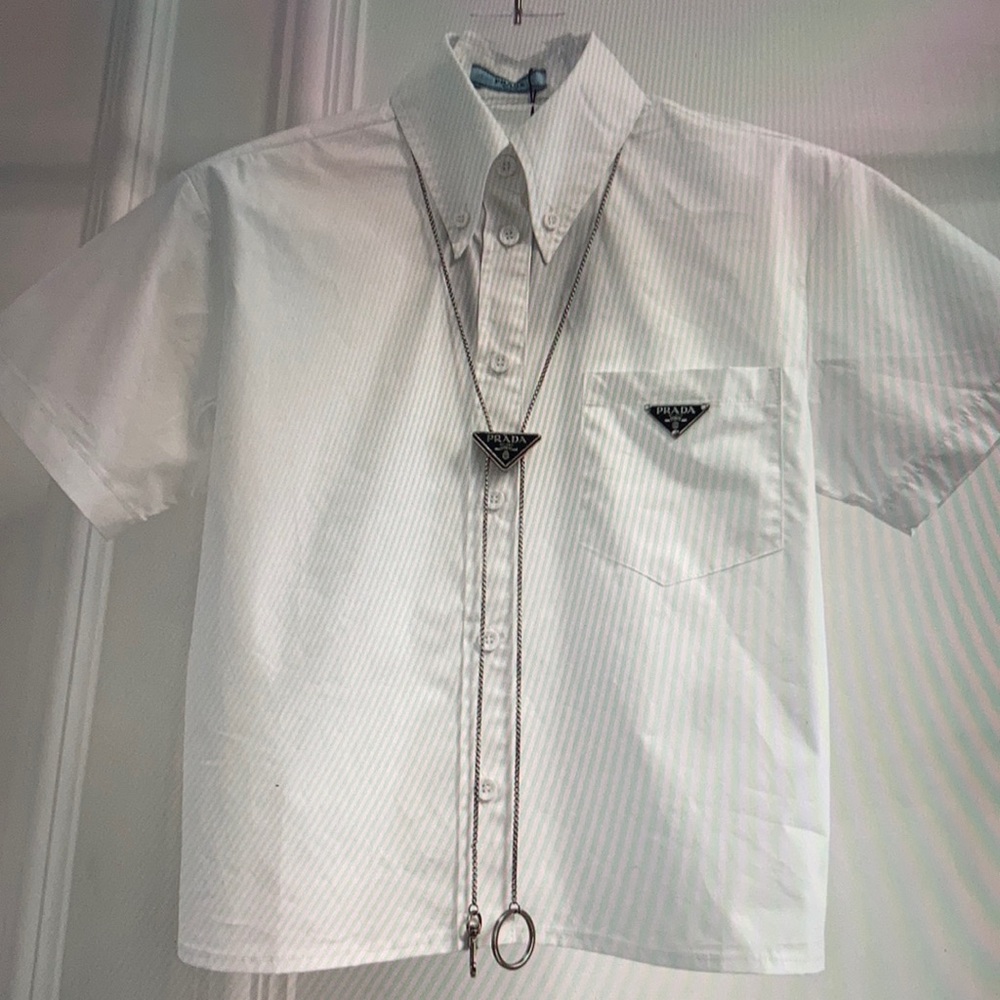 Prada White Button Down Shirt